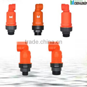 High quality plastic orange air release valve for agriculture irrigation