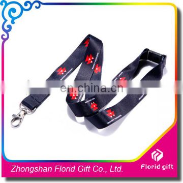 Custom high quality polyester sublimation lanyard with plastic buckle