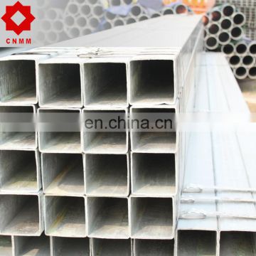 5.8m length gi st52 galvanized pipe 100*100 pre-galvanized square steel tube