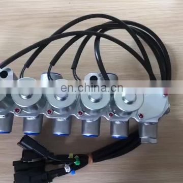 Solenoid Valve Piping 20Y-60-41621 20Y-60-32121 Solenoid Assembly For Excavator PC200-8 PC220-8 PC270-8 Inner Parts