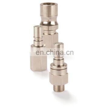 Pneumatic & Fluid1/4''Flush-Faced type quick coupling dry break stainless steel quick coupling series 204, 206 NPT