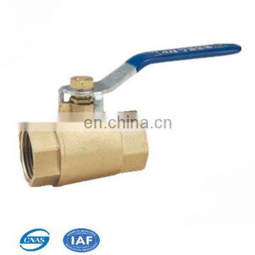 PN16 BSP Thread PTFE Seal Brass Ball Valve DN15