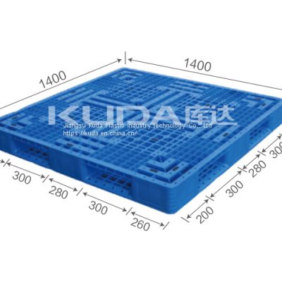 high-density virgin PE 1414A WGTZ PLASTIC PALLET from china manufacturer good quality