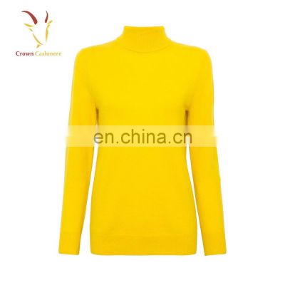 Thick Warm Turtleneck Cashmere Sweater Design For girls