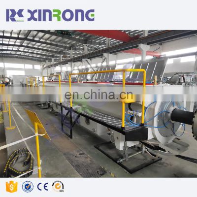 China PE double wall corrugated pipe extrusion equipment pe pipe processing extruder