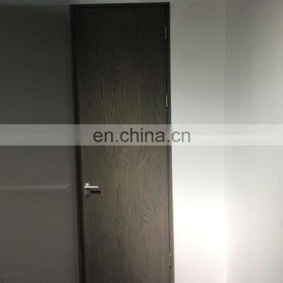 Solid wood core commercial prehung flush bedroom pocket modern inside slab sale best price black interior doors Israel