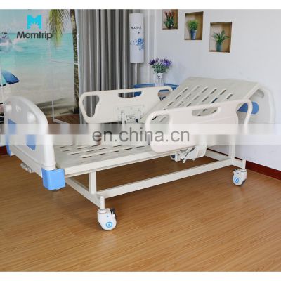 ICU Medical Patient Room Furniture 1 Crank Hand-operated High Quality One Functions Hospital Beds on Sales