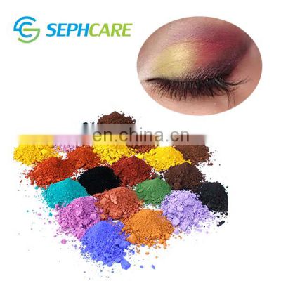Sephcare concrete color Iron Oxide Red Brown Yellow Black pigment for lips nails eyeshadow makeup coating