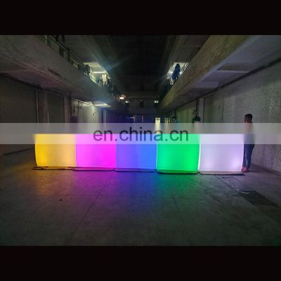 Illuminated Furniture Led Bar Table Wholesale Dining Tables Bar Counter Hot Selling Glowing Bar Counter for Sales