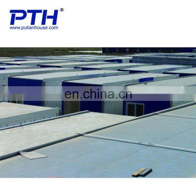 Prefab manufactured cheap price container houses combined temporary modular rooms