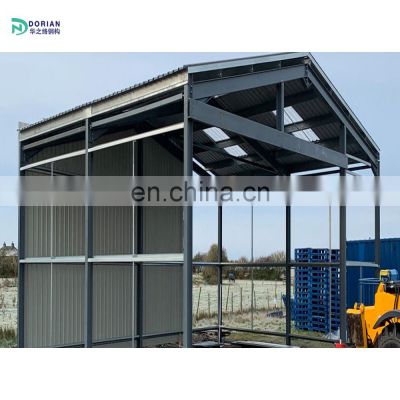 fast building construction compound designs for houses shed hangar steel structure