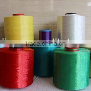 recycled High Tenacity Low Elongation dyed Polyester fibre Yarn