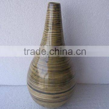pressed bamboo vase