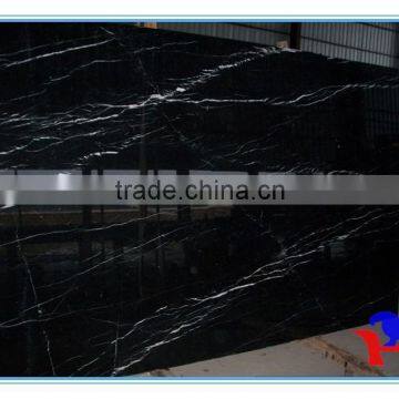 Less vein Nero marquinia marble