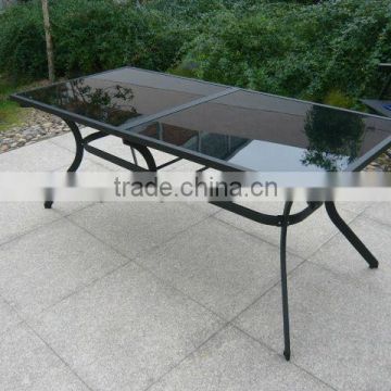 Outdoor aluminium dining table sex tables furniture modern
