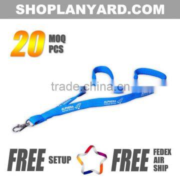 promotional custom id card tube lanyard