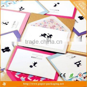 Colorful handwork paper greeting card design