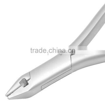 Orthodontic Light Wire Bending & Cutting Plier Grooved Beak with TC Inserts