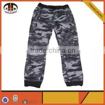 Cheap Mens Camouflage Cargo Pants with Elastic Waist