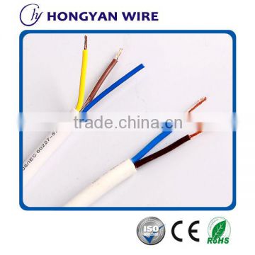 H05VV-F PVC flexible electrical wires RVV power cables