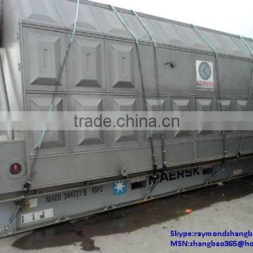 Coal fired water tube steam boiler