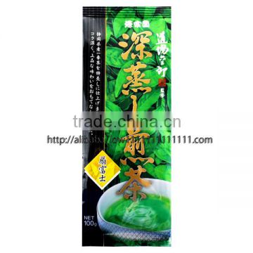 High-grade deep-steamed green tea fukamushi sencha beverage