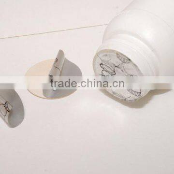 Induction cap seal liner for PET PP PE bottle cap