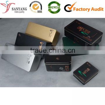 Top quality custom metal tin box for shipping storage tea plain cheap wholesale                        
                                                Quality Choice