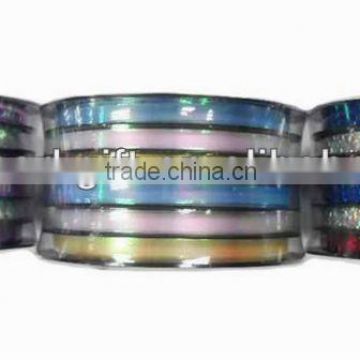 HOT SALE! 5mm Six Channels Solid Plain Metallic Holo Iridescent Poly Curly Present Wrapping Ribbon Spool