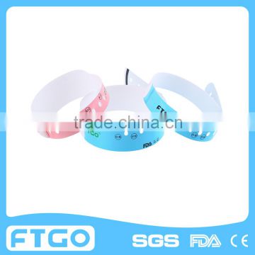 soft plastic snap medical id ring for one time use from manufacture/ OEM ODM