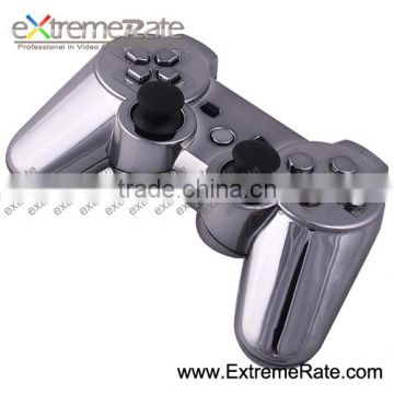 Wireless Chrome Gun Replacement Housing Shell For PS3 Console Controller