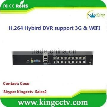 Hot selling HK-H5016F full D1 realtime wifi dvr p2p effio hybrid 1U security digital 960h 16ch standalone cctv 3g h.264 dvr