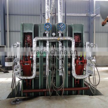 Chinese Wooden molded door hot press machine in full automatic line/soft line