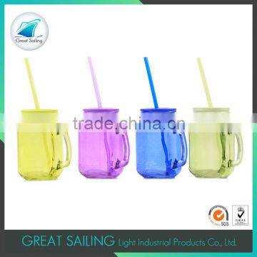 450ml juice glass bottle with lid