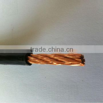 flexible cable black PVC insulation 6mm2 cable