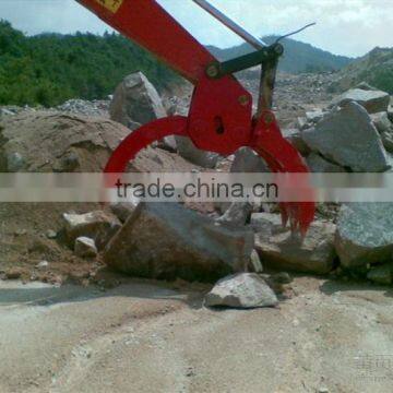 hitachi zx360lch Excavator Hydraulic Rotating Grapple Stone Grapple