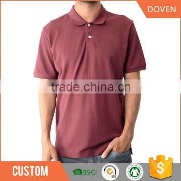 Wholesale 100% cotton pique men t shirts polo shirts