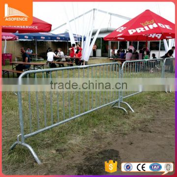 20*1.2mm round pipe welded traffic barrier of 2000mm black
