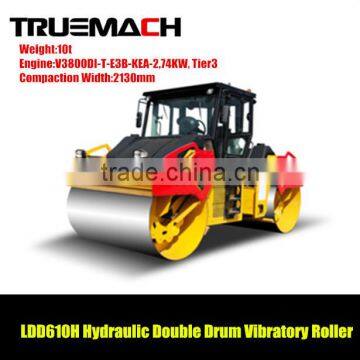 LDD610H 10Ton Hydraulic Tandem Double Drum Vibratory Roller