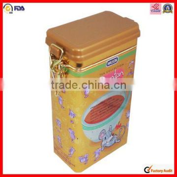 rectangle airtight wholesale coffee tin box