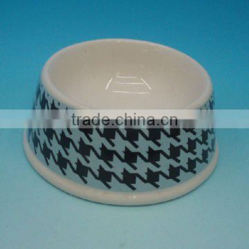 2012 hot sale USA custom printed ceramic dog bowl