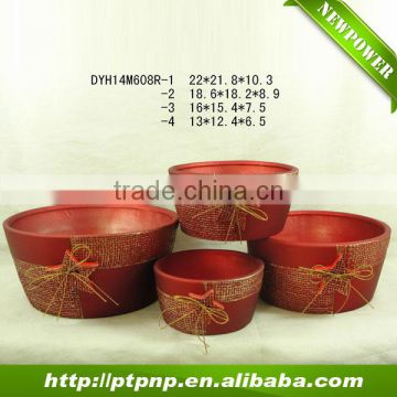 Christmas small ceramic flower water can