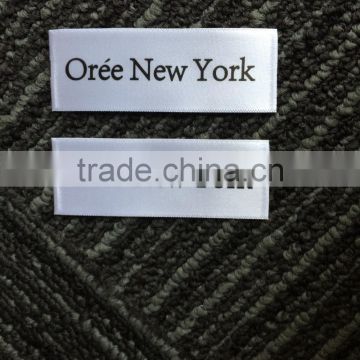 Custom high quality printing label neck label for clothing