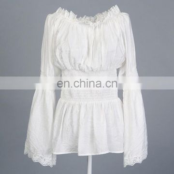 wholesale dropship unique design clothing plus size us 22 24 gypsy tops shirt lace trim kleidung camisa ropa