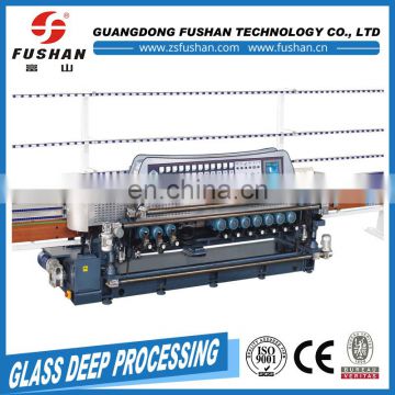 China cheap 11 spindles glass beveling machine for multi-edges with best service