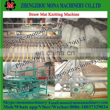 Agricultural recycling bamboo/reed/straw/grass mat weaving/knitting machine with high efficiency