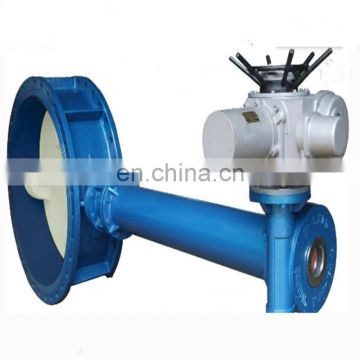 double pneumatic long stem extensions butterfly valve