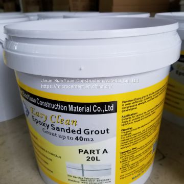 Eco-friendly Anti Dust Two Part Waterproof Epoxy Tile Filler
