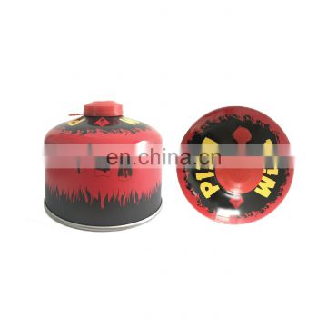 Prime butane gas cartridge 230g and screw valve butane gas cartridge hebei dingzhou