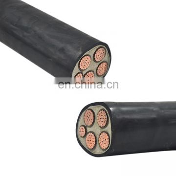 Low voltage insulated YJV 4*150+1*70 electric power wire cable